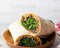 Lentil Hummus Wraps